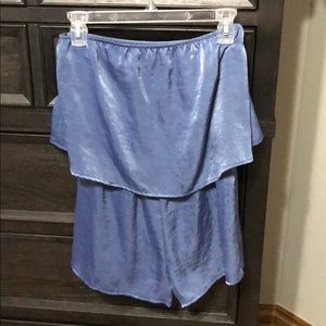 Blue romper worn once